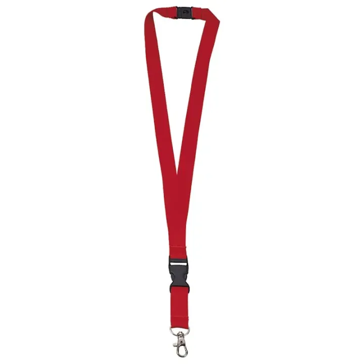 Polyester lanyard 20mm with buckle and hook - LT90879 (N9006)